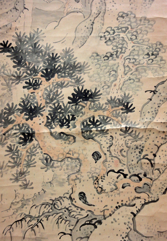 76%OFF!】 水江東穹 作 芙蓉に双禽 掛け軸 cerkafor.com