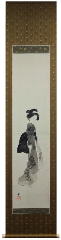 菊池契月 美人立姿/Web書画ミュージアム/長良川画廊