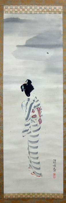 伊東深水 蛍/Web書画ミュージアム