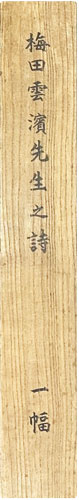 梅田雲浜
