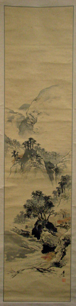 仁林聾仙 秋景山水図