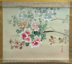 宇野嶺城 薔薇図